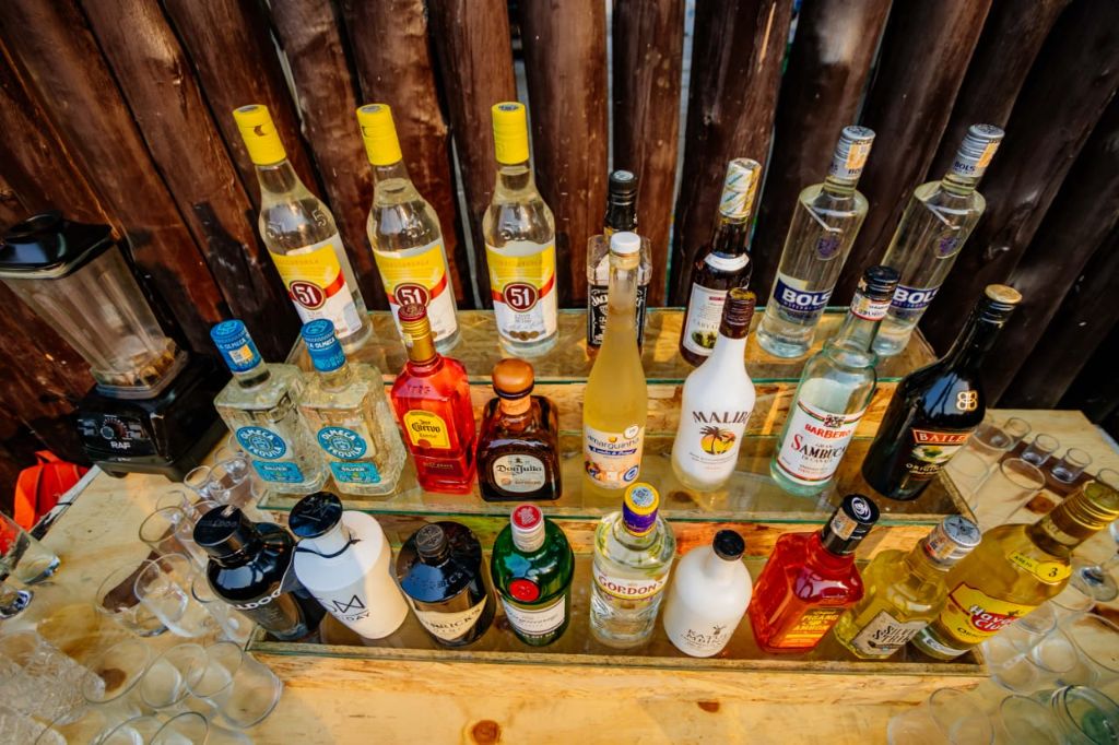 Display de garrafas premium