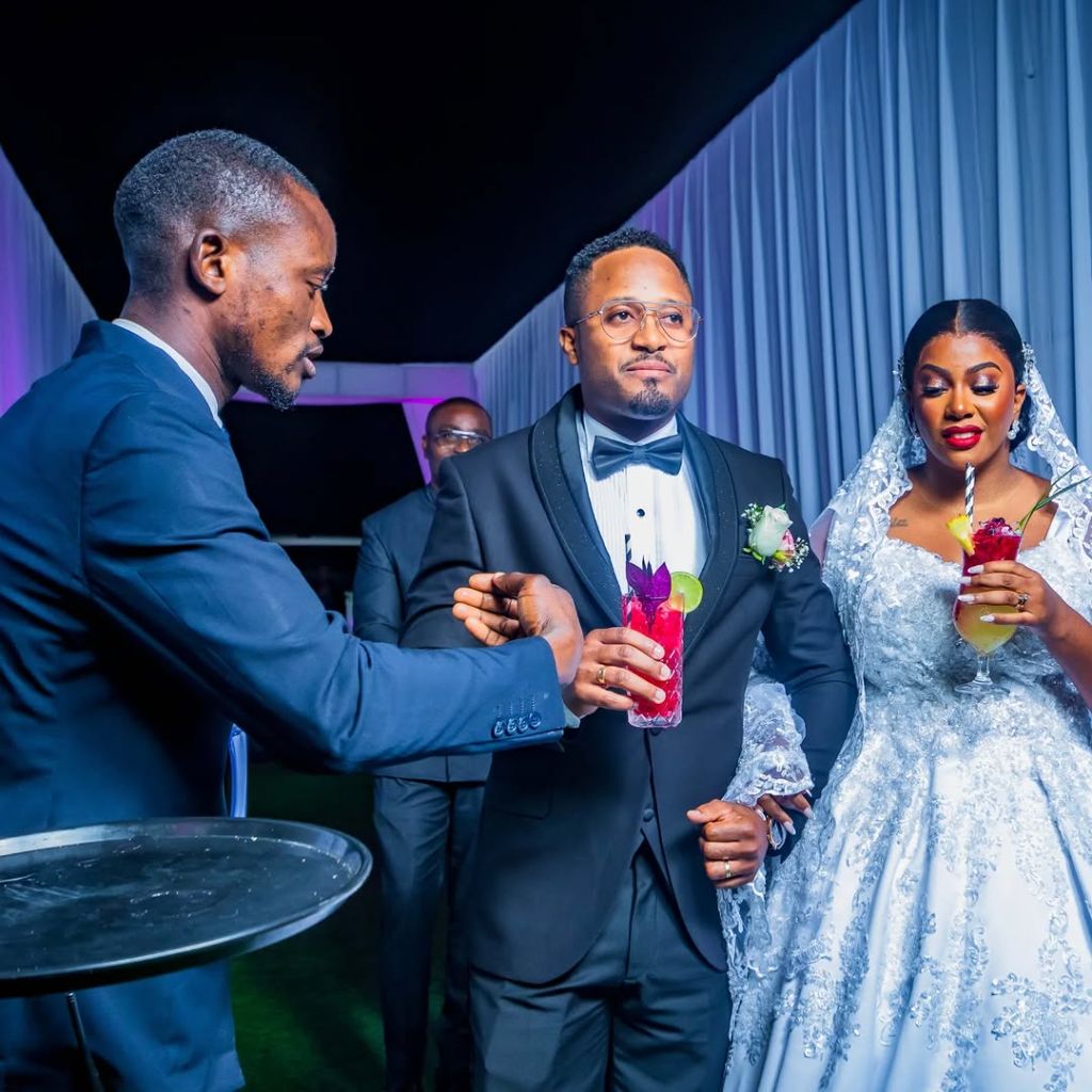 Serviço de bebidas em casamento